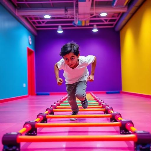 Agility — kids at Tumble Gym
