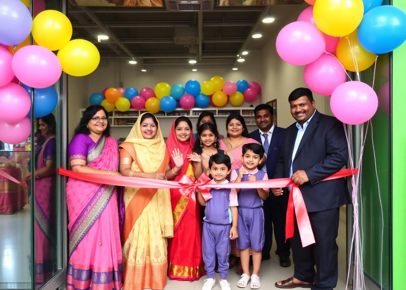 Grand opening celebration at a new Tumble Gym centre