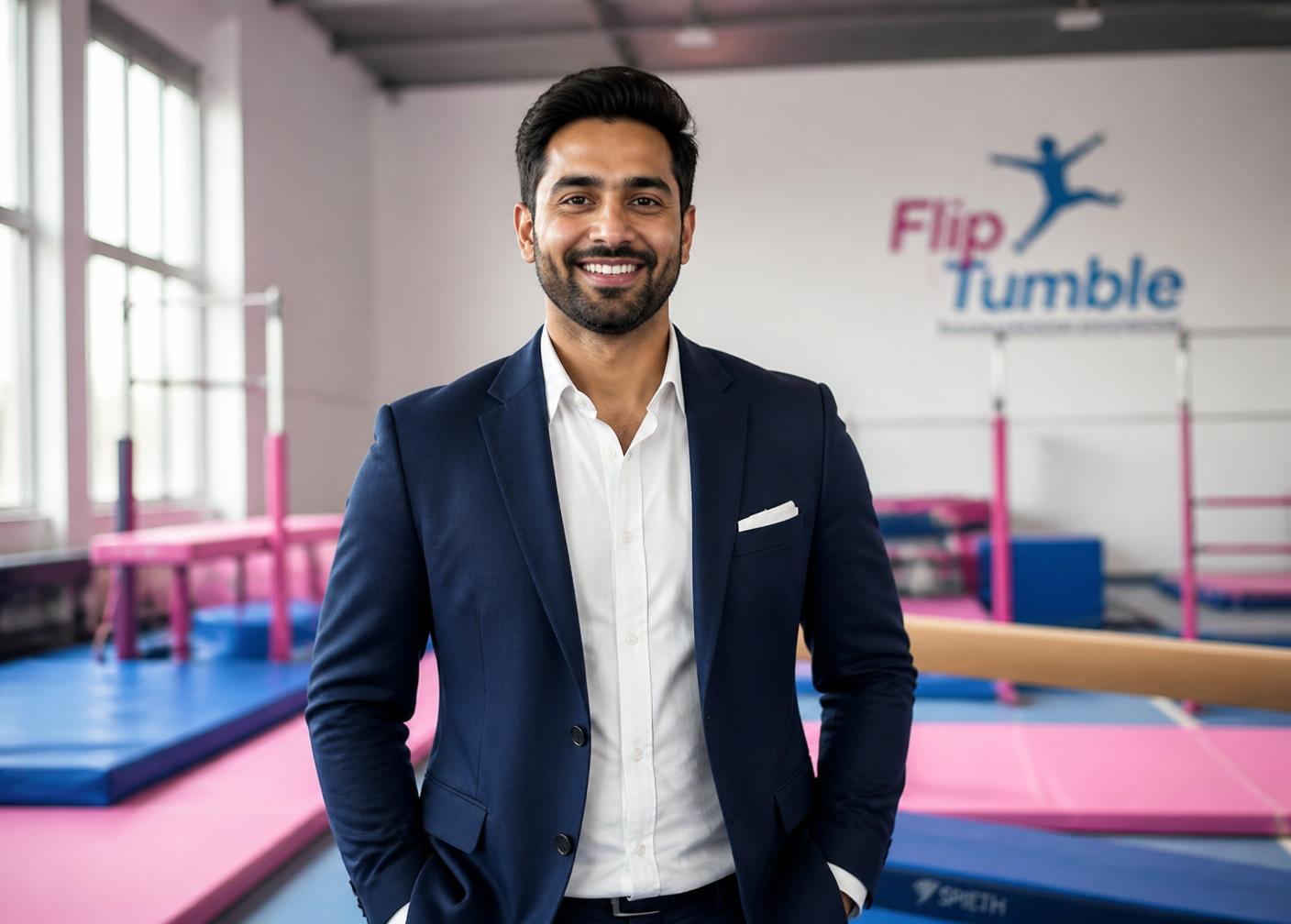 Proud Tumble Gym franchise partners in their new centre